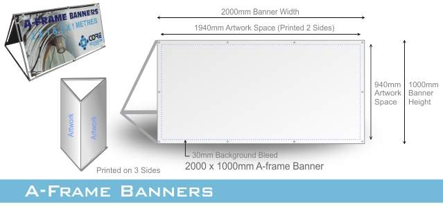 A-Frame Banner Printing Pretoria